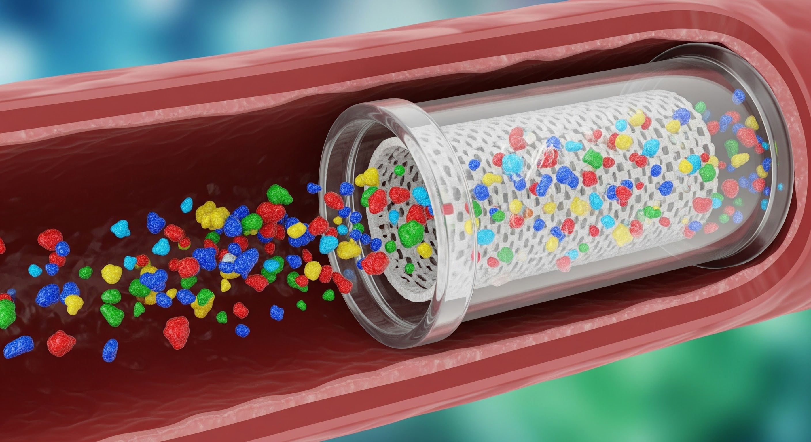 Blood Filtering Animation